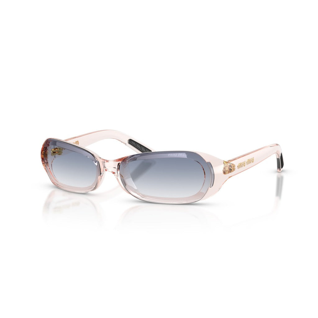 MiuMiu 0MU C07SU 28S41G Transparent pink Sunglasses