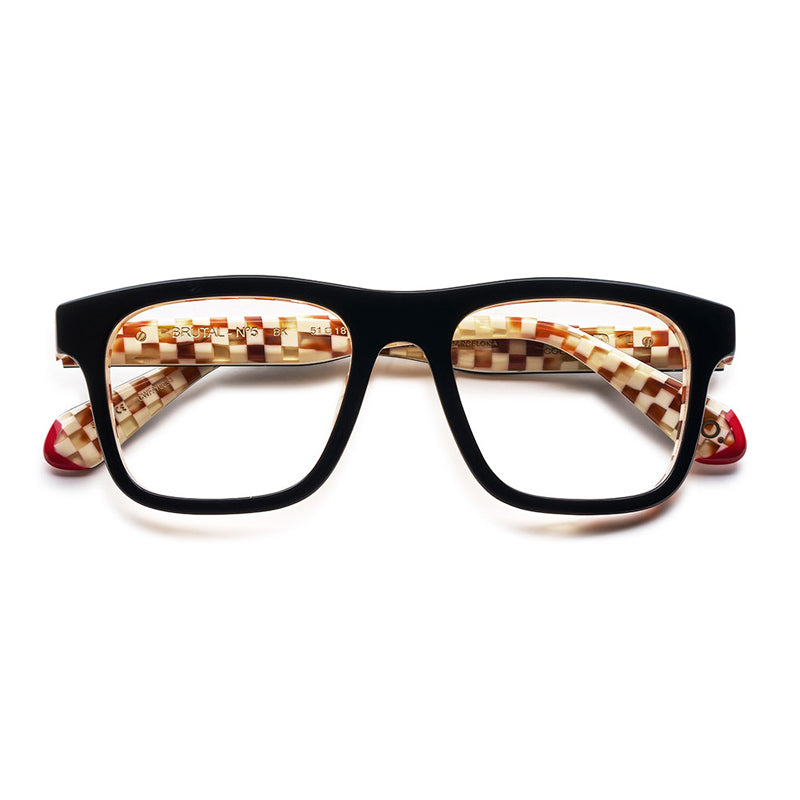 Etnia Barcelona Eyeglasses, Model: BrutalNo5 Colour: BK