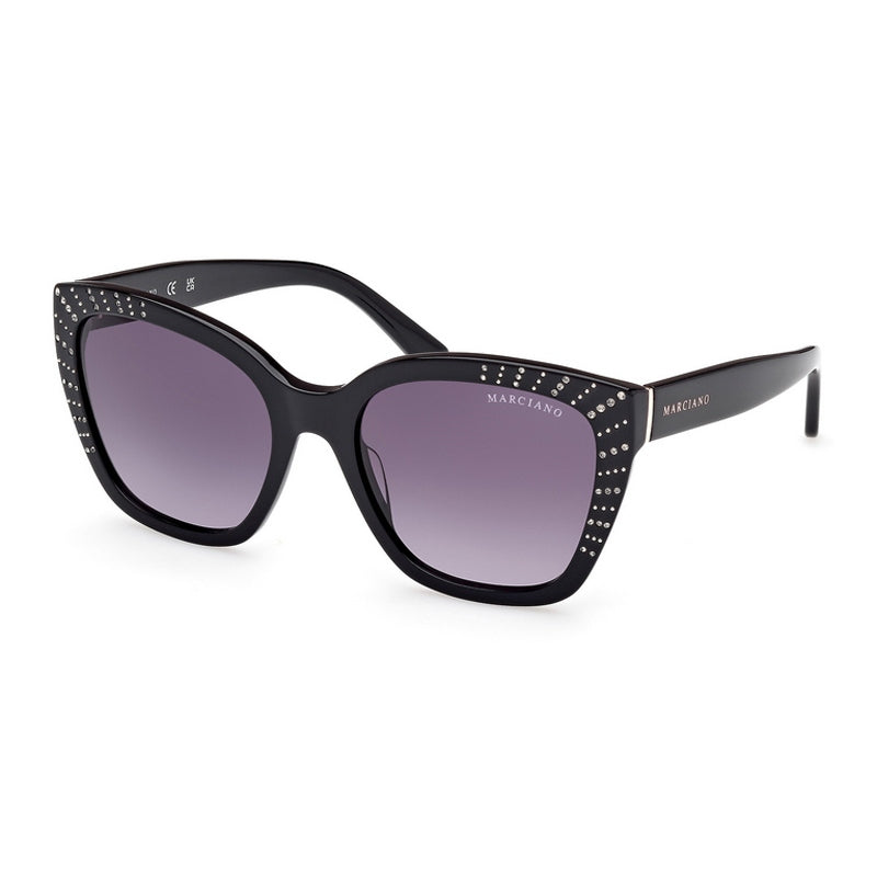 Marciano by Guess Purple Acetate Women\'s Sunglasses Marciano by Guess Sunglasses Purple Rectangular GM00010 81Z  main image 4