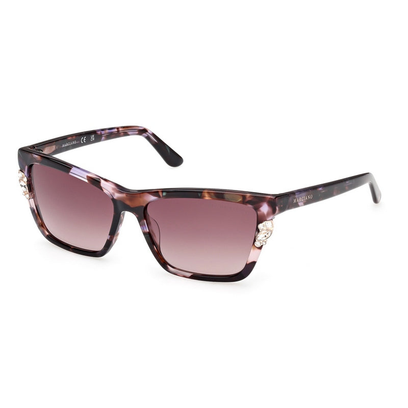 Marciano by Guess Pink Acetate Women\'s Sunglasses Marciano By Guess GM0805 72Z Light Pink Plastic Sunglasses  main image 3