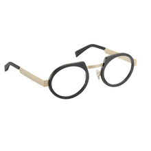 Load image into Gallery viewer, SEEOO Eyeglasses, Model: BigMetalGold Colour: Black