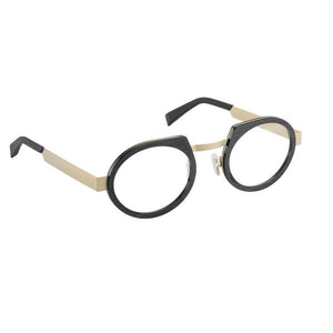 SEEOO Eyeglasses, Model: BigMetalGold Colour: Black