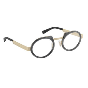 SEEOO Eyeglasses, Model: BigMetalGold Colour: Grey