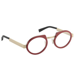 SEEOO Eyeglasses, Model: BigMetalGold Colour: Red