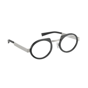 SEEOO Eyeglasses, Model: BigMetalPalladium Colour: Black