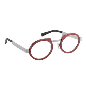 SEEOO Eyeglasses, Model: BigMetalPalladium Colour: Red
