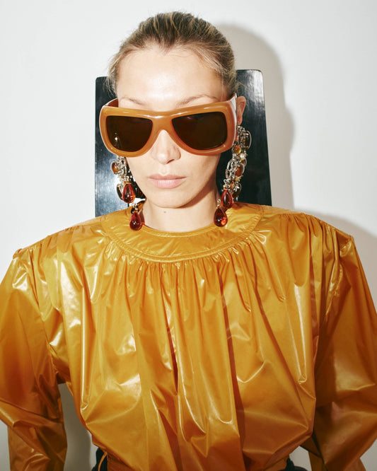 Parisian Power: Saint Laurent's Oversized Acetate Frames Redefine Runway Glamour