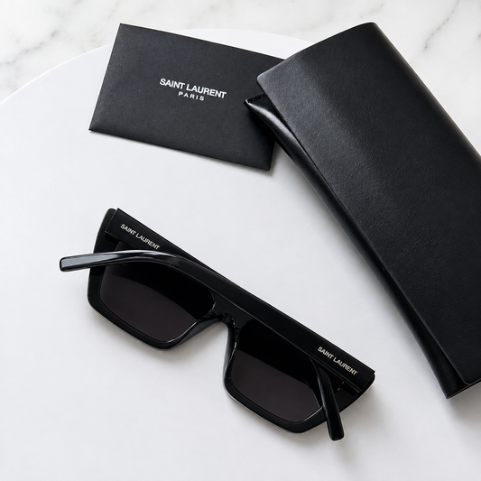 '80s Rive Gauche Glamour: Saint Laurent's Oversized Statement Frames Dominate 2026 Street Style