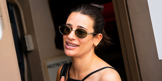 Saint Laurent SL 692: Lea Michele's Golden-Hour Elegance