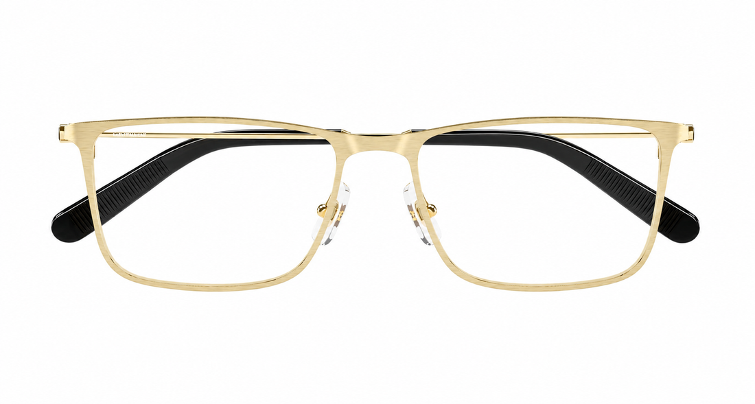 The Executive Persona: Montblanc Modern Rectangular Optical Frames