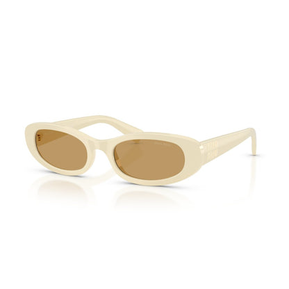 MiuMiu 0MU C02S 24R10Y Milky white Sunglasses