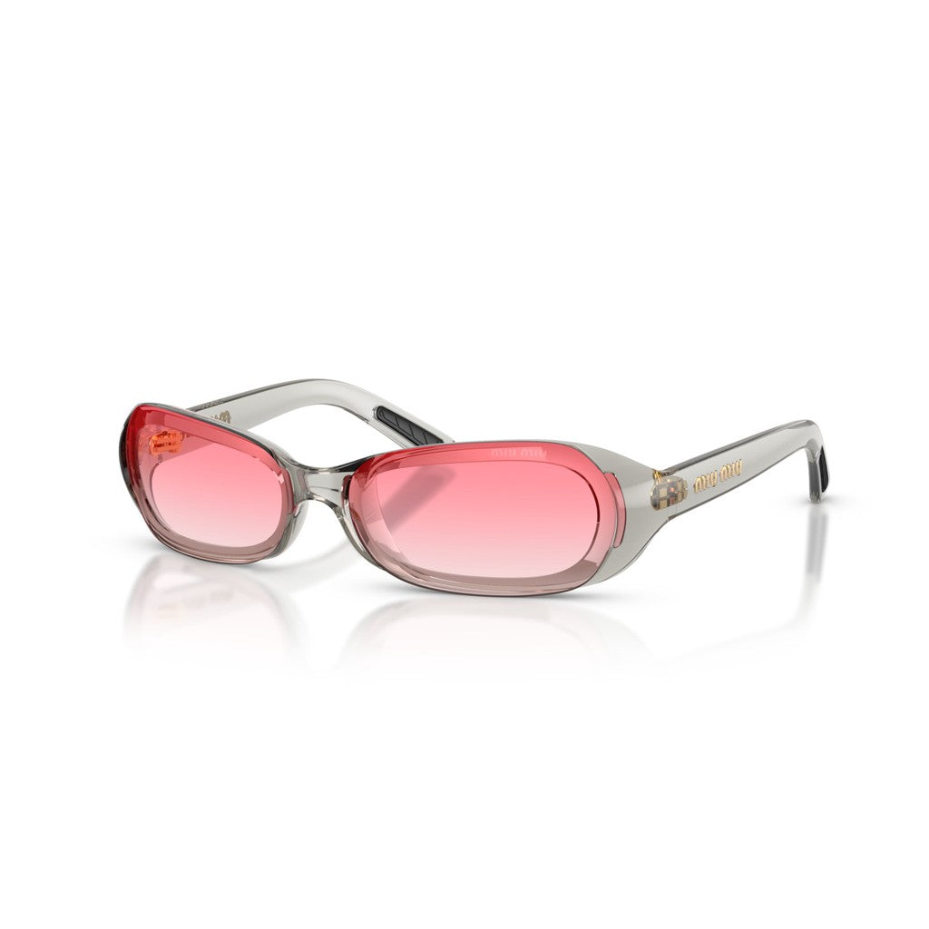 MiuMiu 0MU C07SU 22T81E Transparent gray Sunglasses