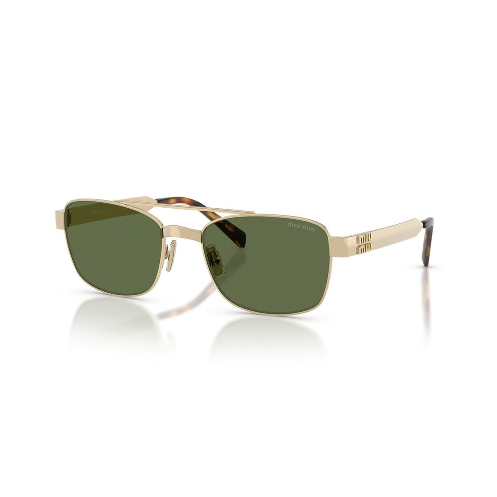 MiuMiu 0MU C52S ZVN71A Gold Sunglasses