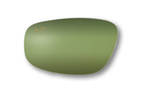 The lightest of the lens color options, Maui HT (high transmission) has a greenish tint that brightens everything up - Double bi-shaded mirror