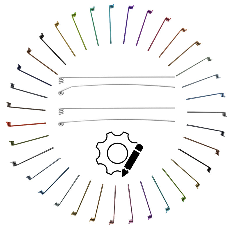 Customize each part of your spectacle frame - We'll contact you.