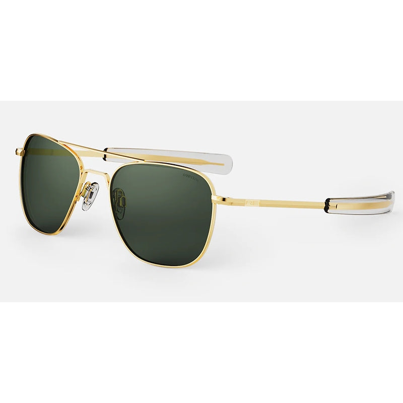Randolph Sunglasses, Model: AVIATOR23K Colour: GoldAGX
