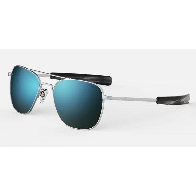 Randolph Sunglasses, Model: AVIATOR Colour: MatteChromeCobalt
