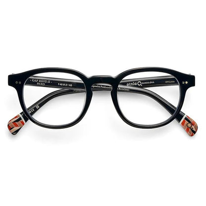 Etnia Barcelona Eyeglasses, Model: CapRoigII Colour: BKRD