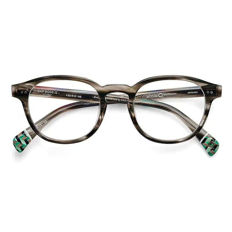 Etnia Barcelona Eyeglasses, Model: CapRoigII Colour: HVBK