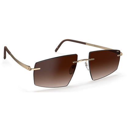 Silhouette Sunglasses, Model: EscondidoRimless8747 Colour: 7620