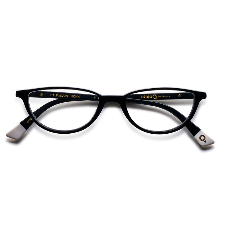Etnia Barcelona Eyeglasses, Model: HALFMOON Colour: BKWH