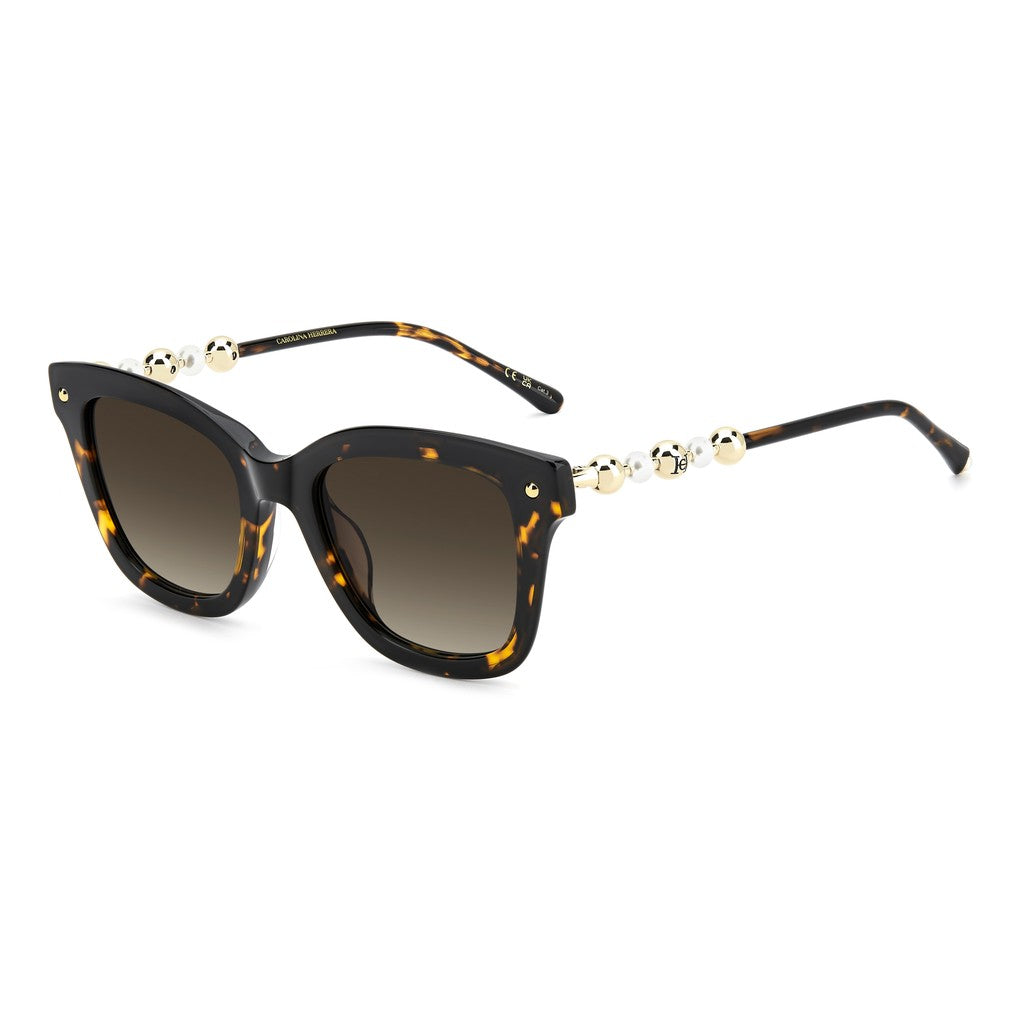 Carolina Herrera HER 0407GS Smart Asian Fitting 086HA Havana Brown Sunglasses