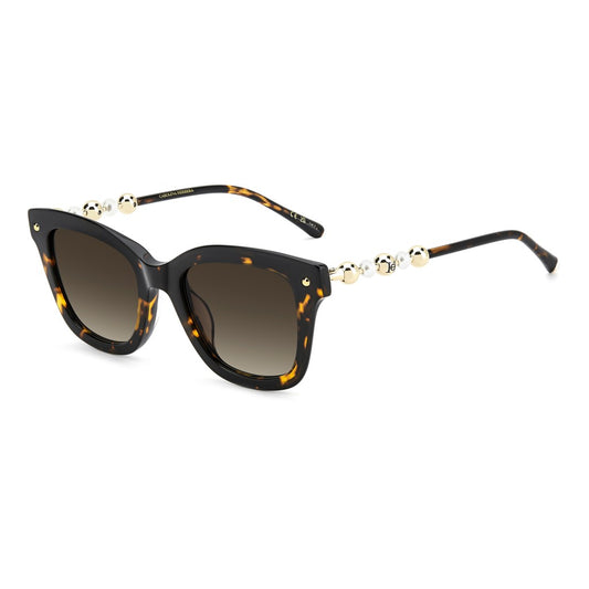 Carolina Herrera HER 0407GS Smart Asian Fitting 086HA Havana Brown Sunglasses