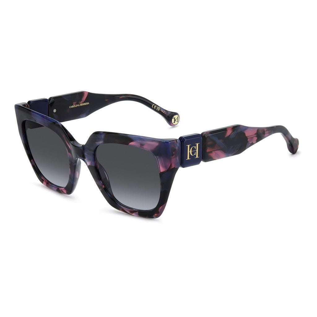 Carolina Herrera HER 0414S 2TBGB Black Pink Violet Sunglasses