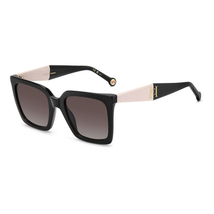 Carolina Herrera HER 0416S 0WMHA Black Beige Sunglasses