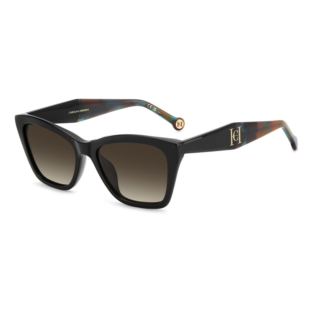 Carolina Herrera HER 0417GS Smart Asian Fitting 807HA Black Sunglasses