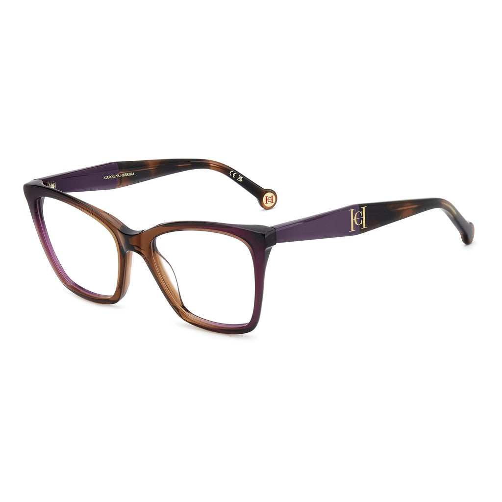 Carolina Herrera HER 0419 E53 Violet Brown Eyeglasses