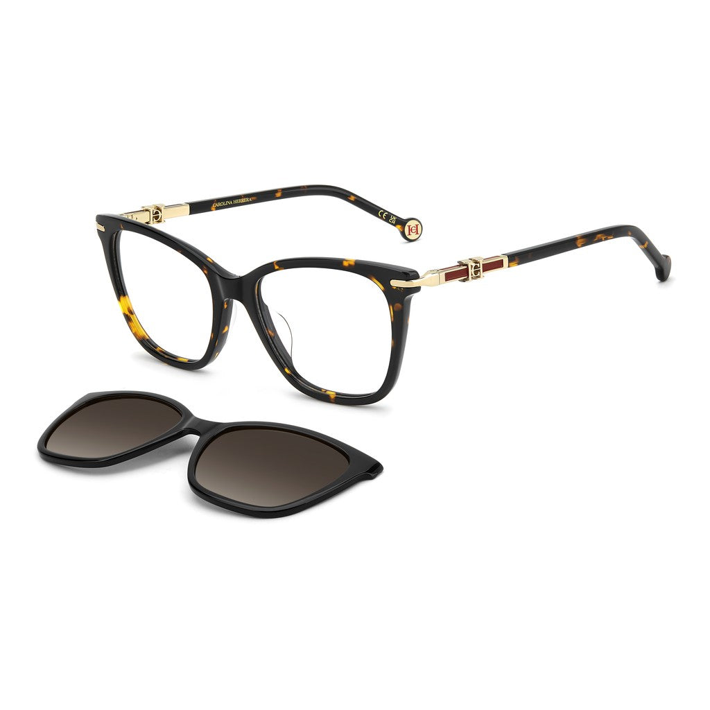 Carolina Herrera HER 0422GC With Clip-On 086 Havana Brown Eyeglasses