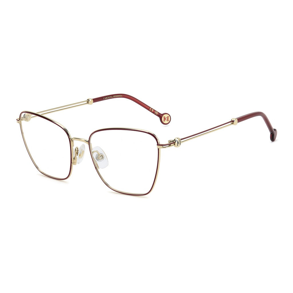 Carolina Herrera HER 0426 NOA Gold Burgundy Eyeglasses