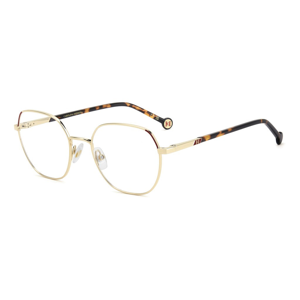 Carolina Herrera HER 0433 NOA Gold Burgundy Eyeglasses