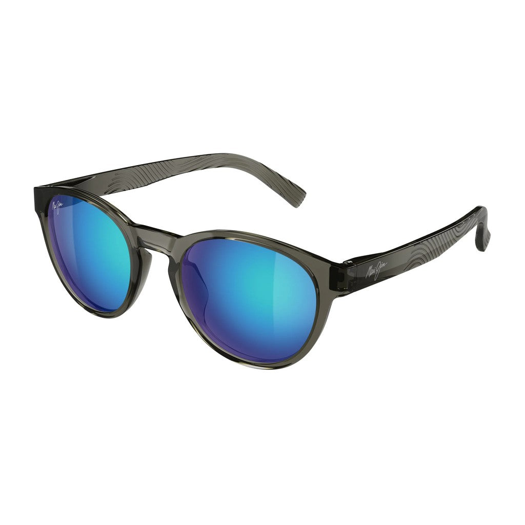 Maui Jim Lawena B36414 Gloss Dark Translucent Grey Sunglasses