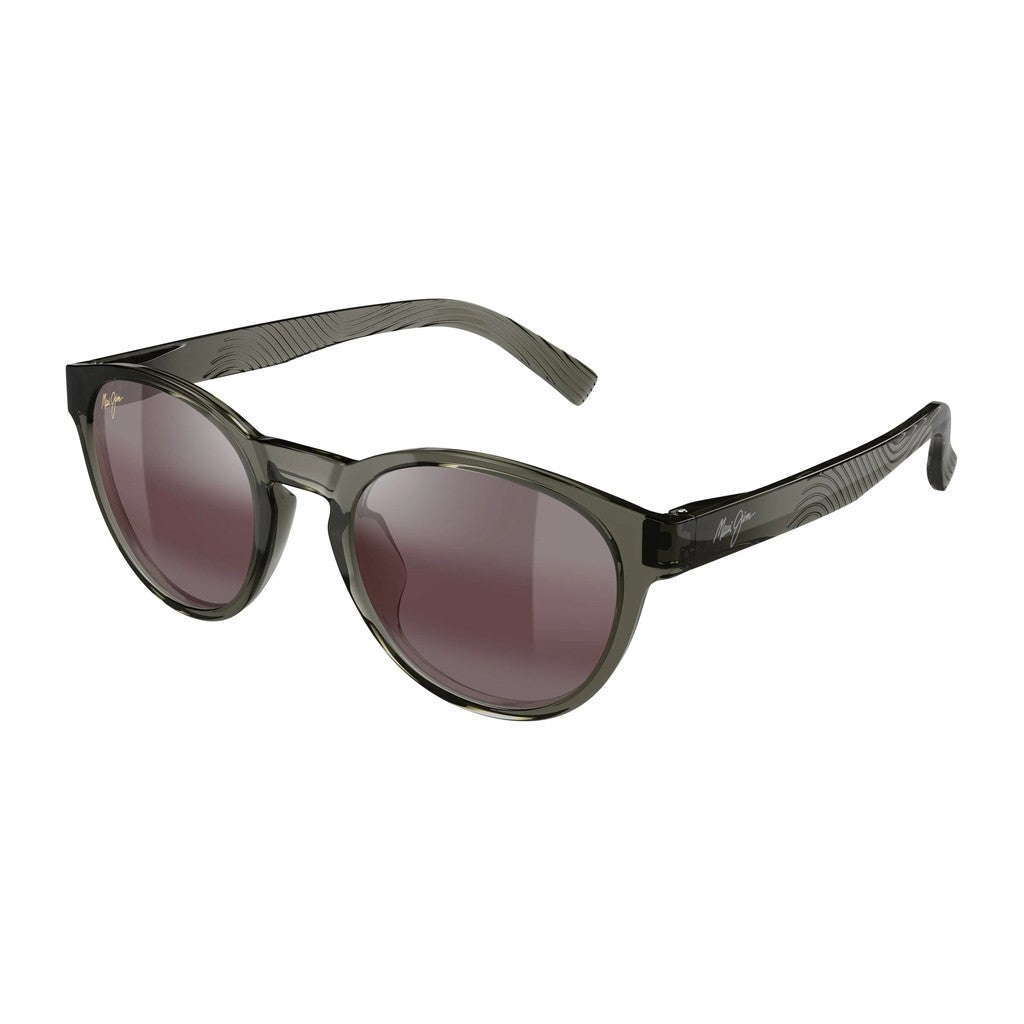 Maui Jim Lawena MM364028 Glossy Transparent Dark Grey Sunglasses