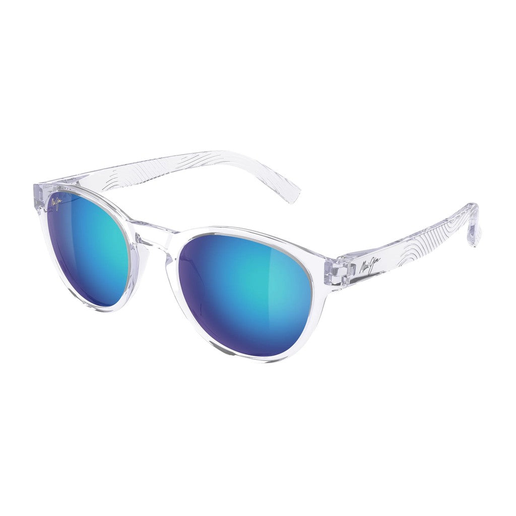 Maui Jim Lawena MM364035 Glossy Crystal Clear Sunglasses