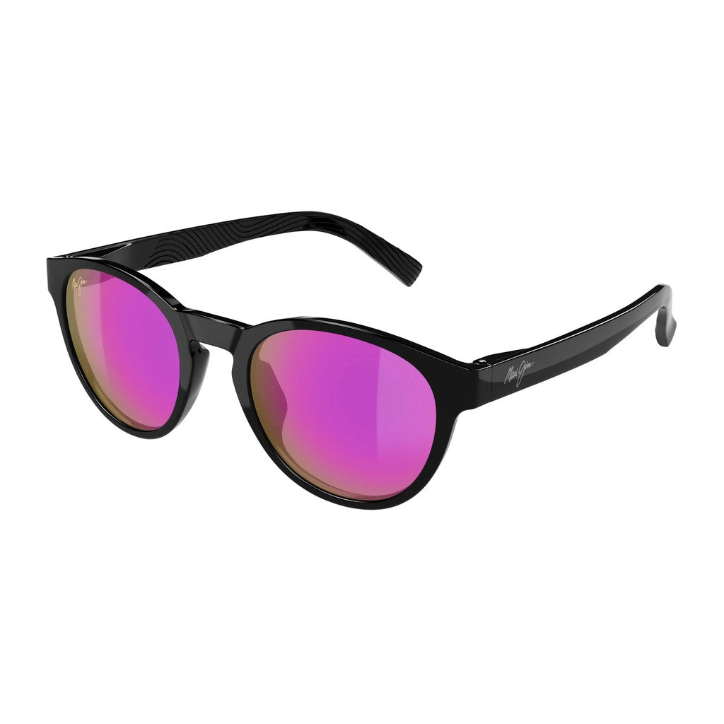 Maui Jim Lawena MM364037 Glossy Black Sunglasses