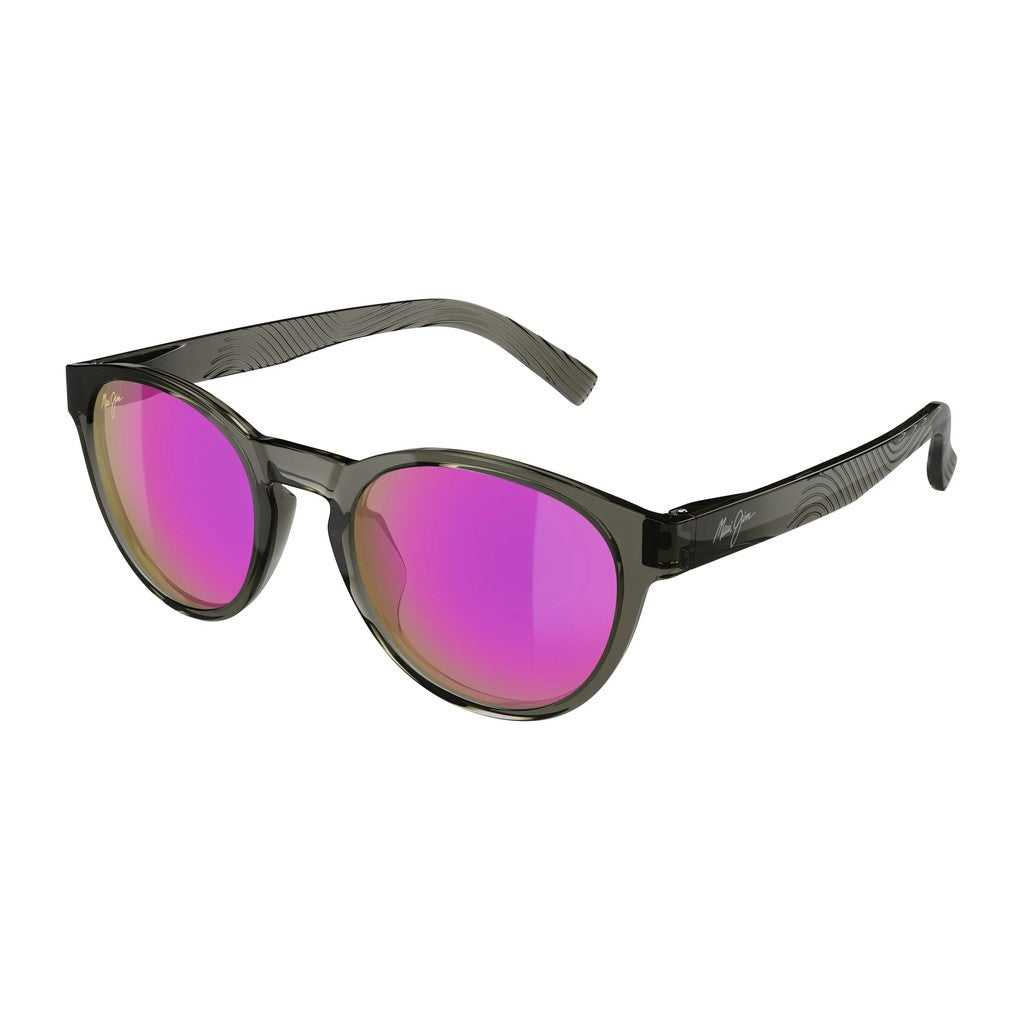 Maui Jim Lawena MM364040 Glossy Transparent Dark Grey Sunglasses