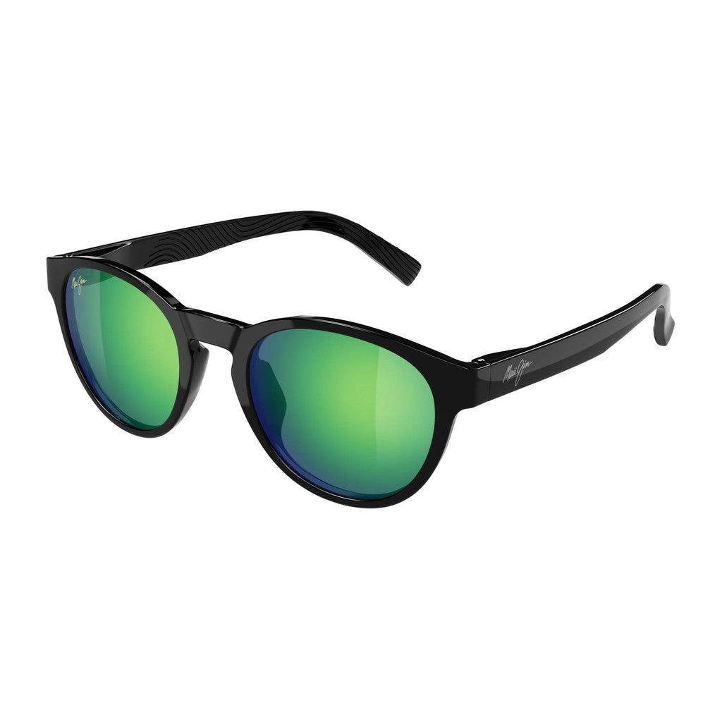 Maui Jim Lawena MM364045 Glossy Black Sunglasses