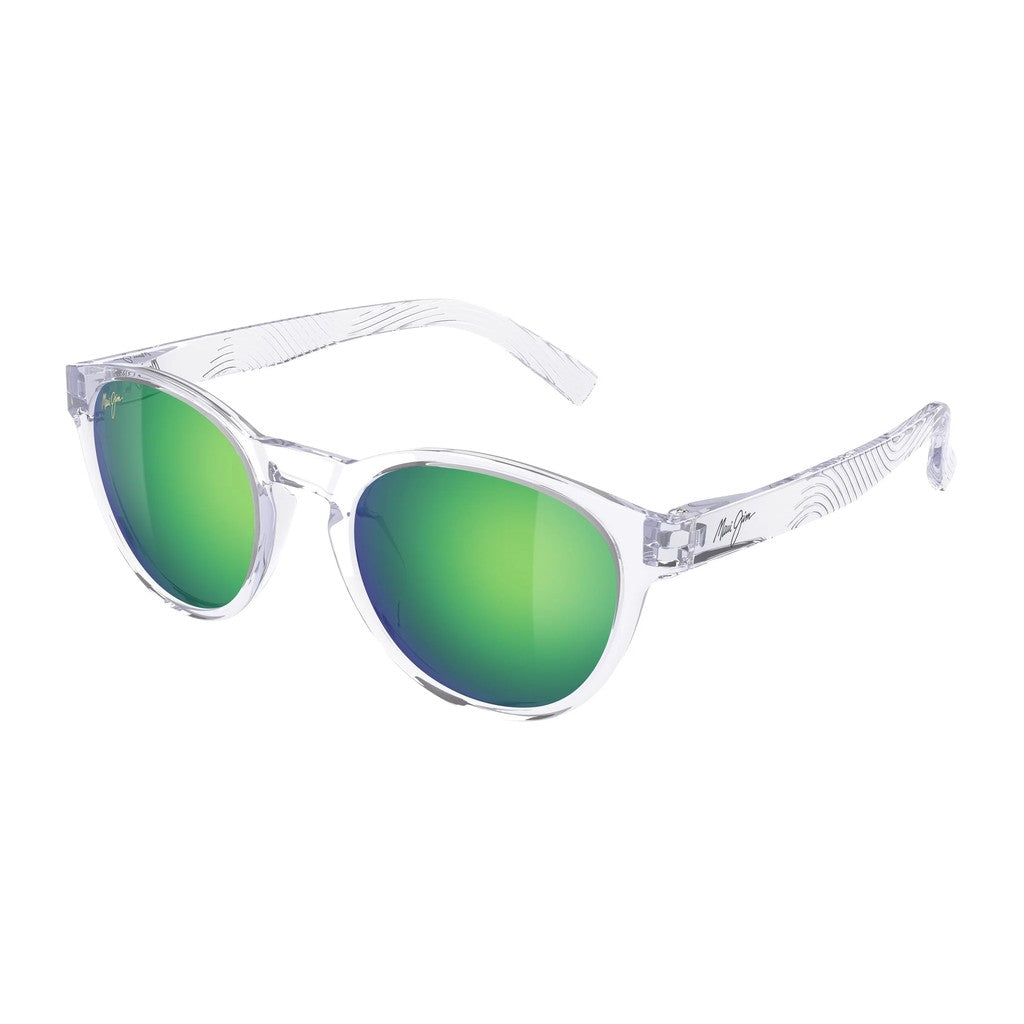 Maui Jim Lawena MM364047 Glossy Crystal Clear Sunglasses