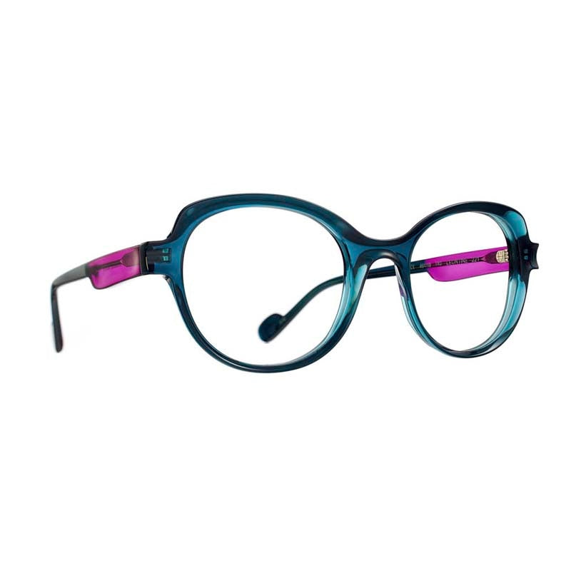 Caroline Abram Eyeglasses, Model: LEONTINE Colour: 221Blue)