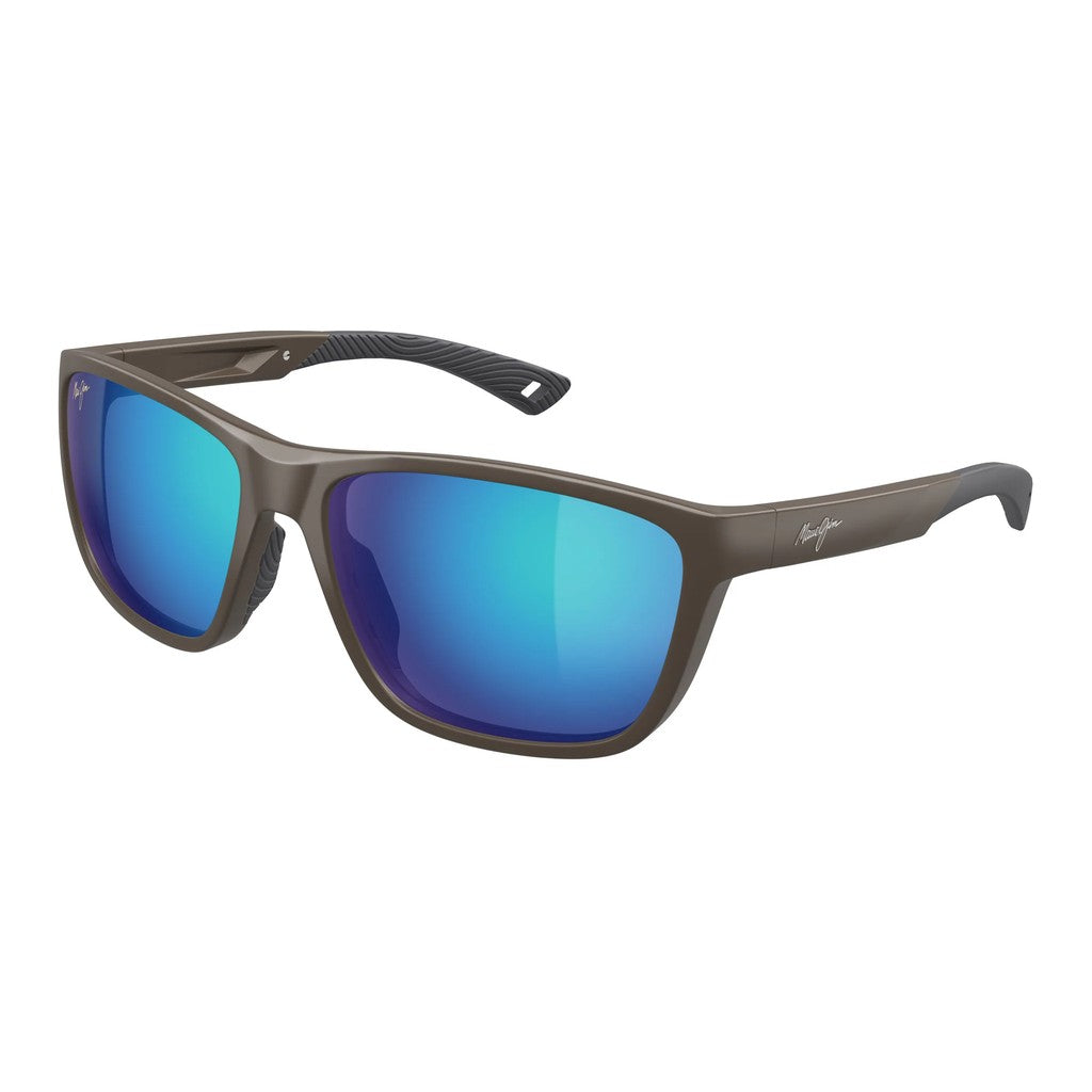 Maui Jim Makoi MM367005 Matte Solid Brown Sunglasses