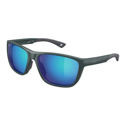 Maui Jim Makoi MM367006 Matte Solid Green Sunglasses