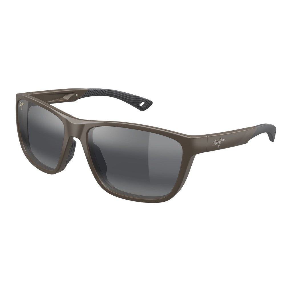 Maui Jim Makoi MM367014 Matte Solid Brown Sunglasses