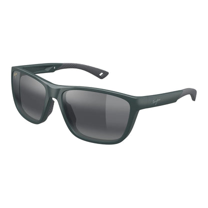 Maui Jim Makoi MM367015 Matte Solid Green Sunglasses