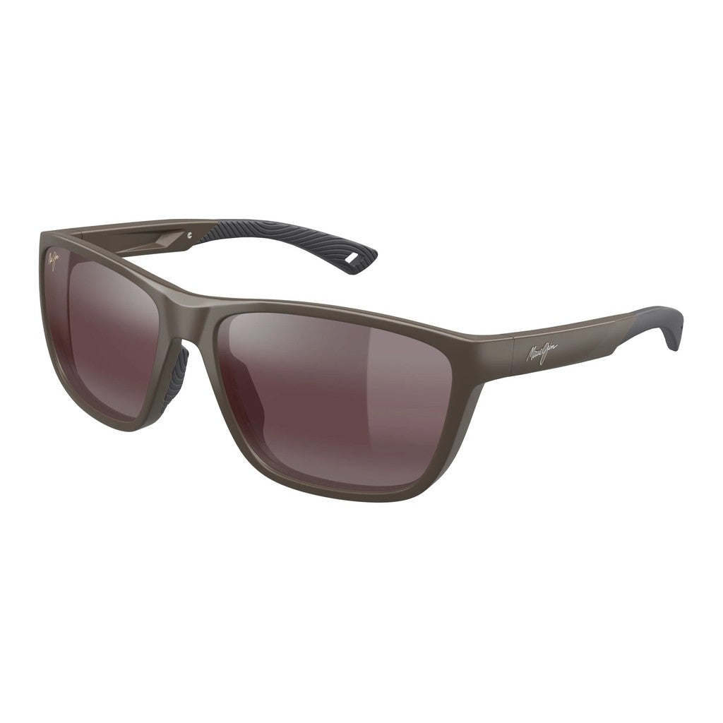 Maui Jim Makoi MM367020 Matte Solid Brown Sunglasses