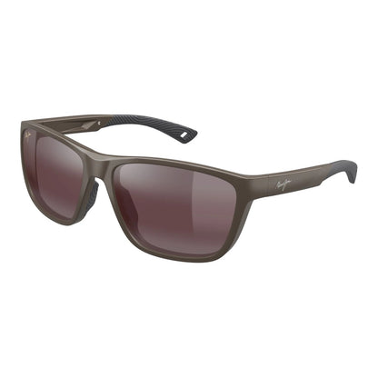Maui Jim Makoi MM367020 Matte Solid Brown Sunglasses