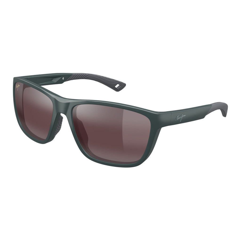 Maui Jim Makoi MM367021 Matte Solid Green Sunglasses