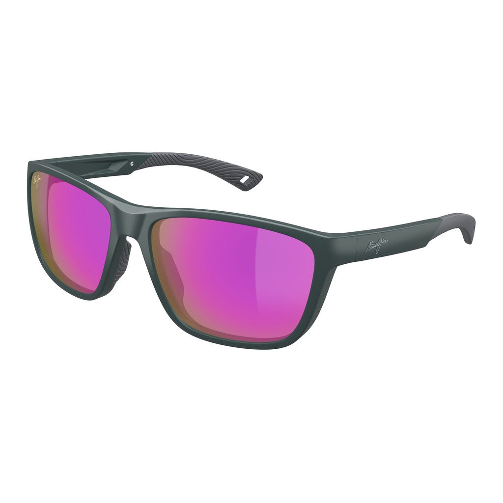 Maui Jim Makoi MM367030 Matte Solid Green Sunglasses